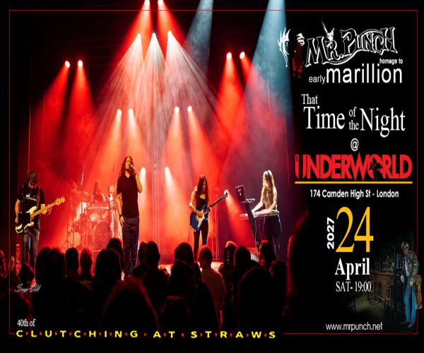 MR.PUNCH homage to MARILLION at The Underworld - London — event image